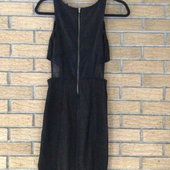 Black and gold glitter homecoming wedding party dress - Picture 5 of 6